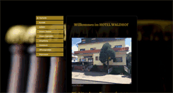 Desktop Screenshot of hotel-waldhof-simmern.de
