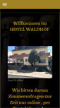 Mobile Screenshot of hotel-waldhof-simmern.de